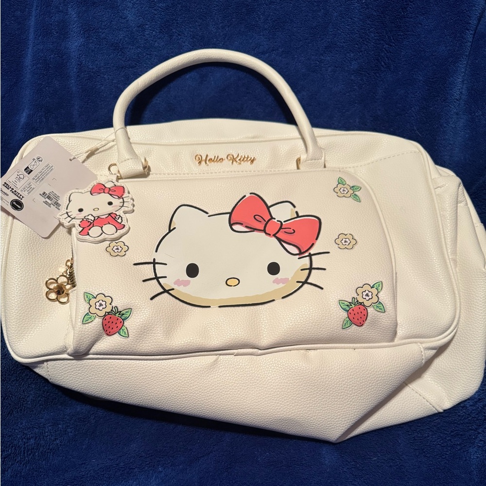 Hello Kitty White and Pink Travel Bag
